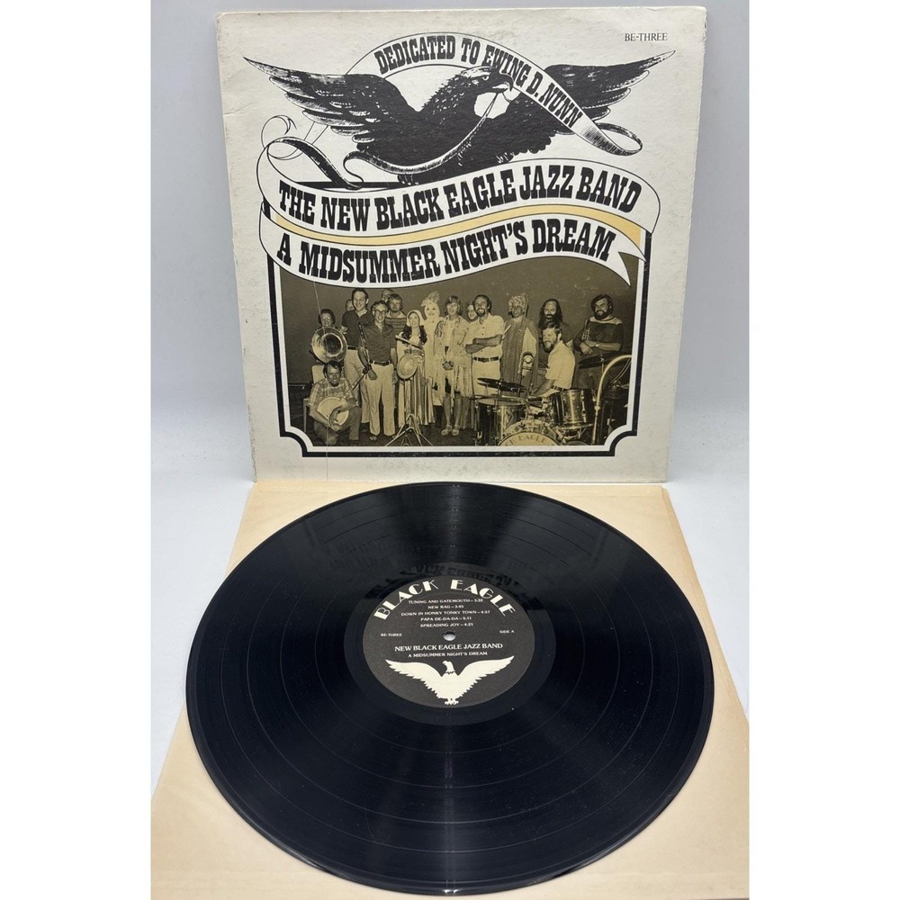 The New Black Eagle Jazz Band record album A Midsummer Night's Dream. BThree VG+